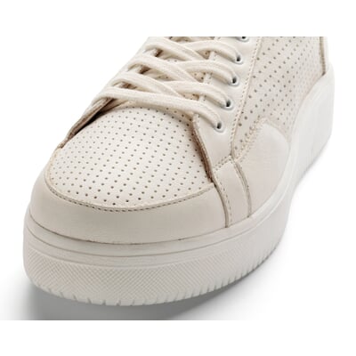 Damen-Ledersneaker, Natur