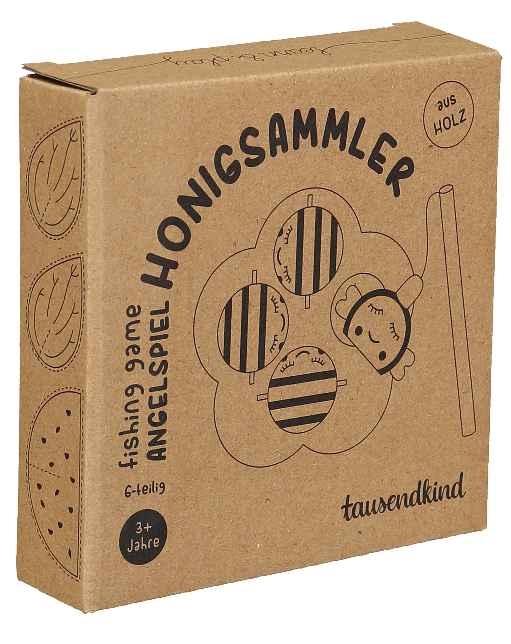 Angelspiel HONIGSAMMLER aus Holz