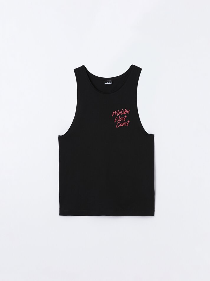 Regata estampada - Preta