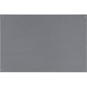 Tableau en feutre sans cadre, 1.200 x 900 mm, gris