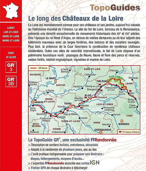 FFRP - 333 LE LONG DES CHATEAUX DE LA LOIRE FFRP