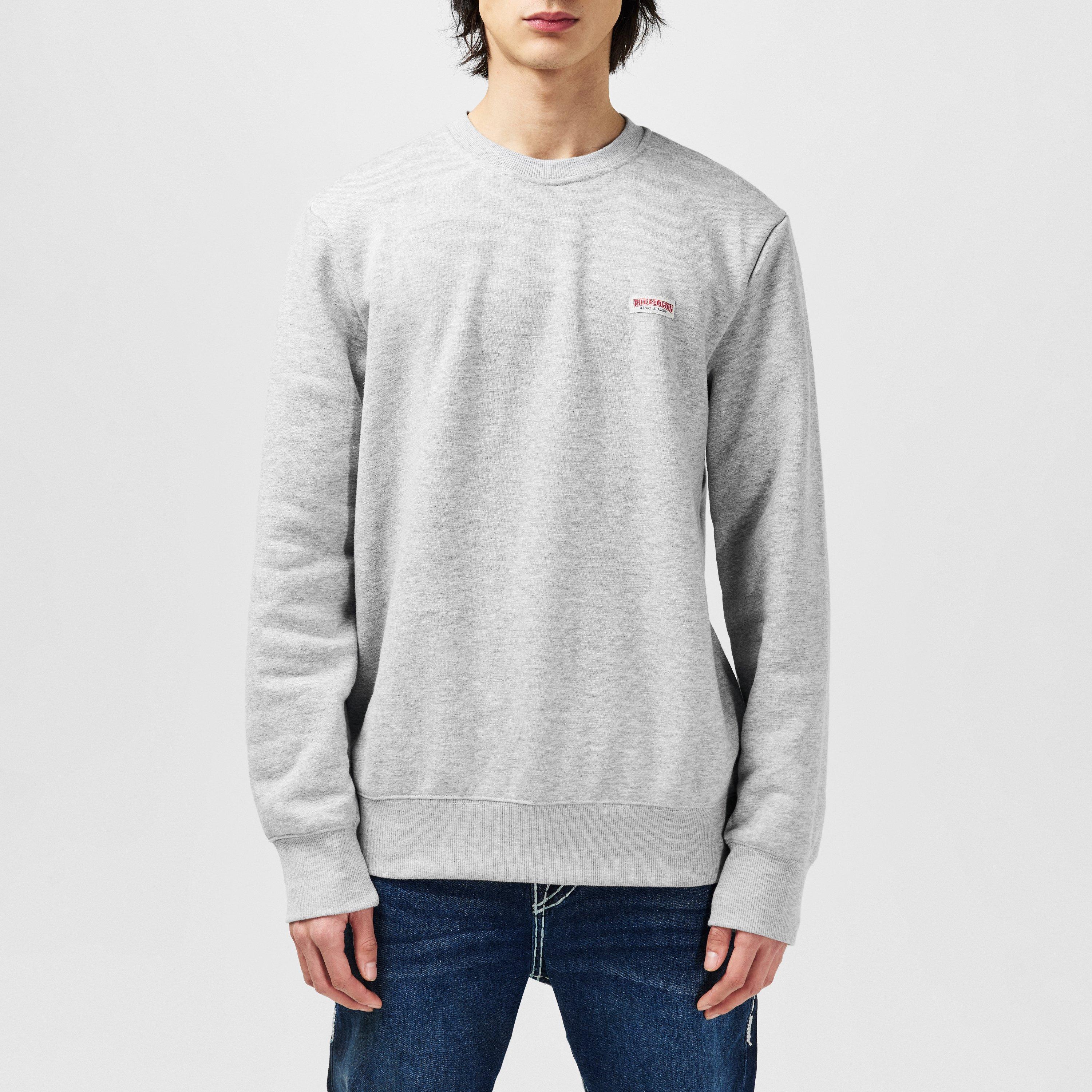 True Religion OG Logo Patch Crew Sweatshirt