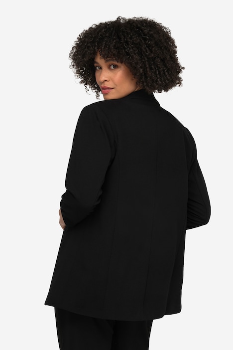Blazer, offene Form, Reverskragen, Langarm