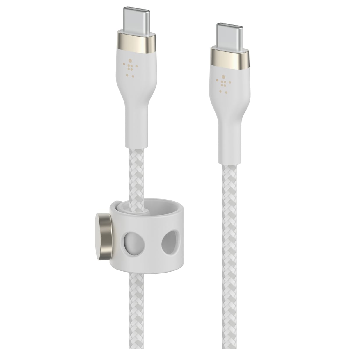 Belkin BoostCharge Pro Flex USB-C til USB-C 2.0 kabel (hvit)