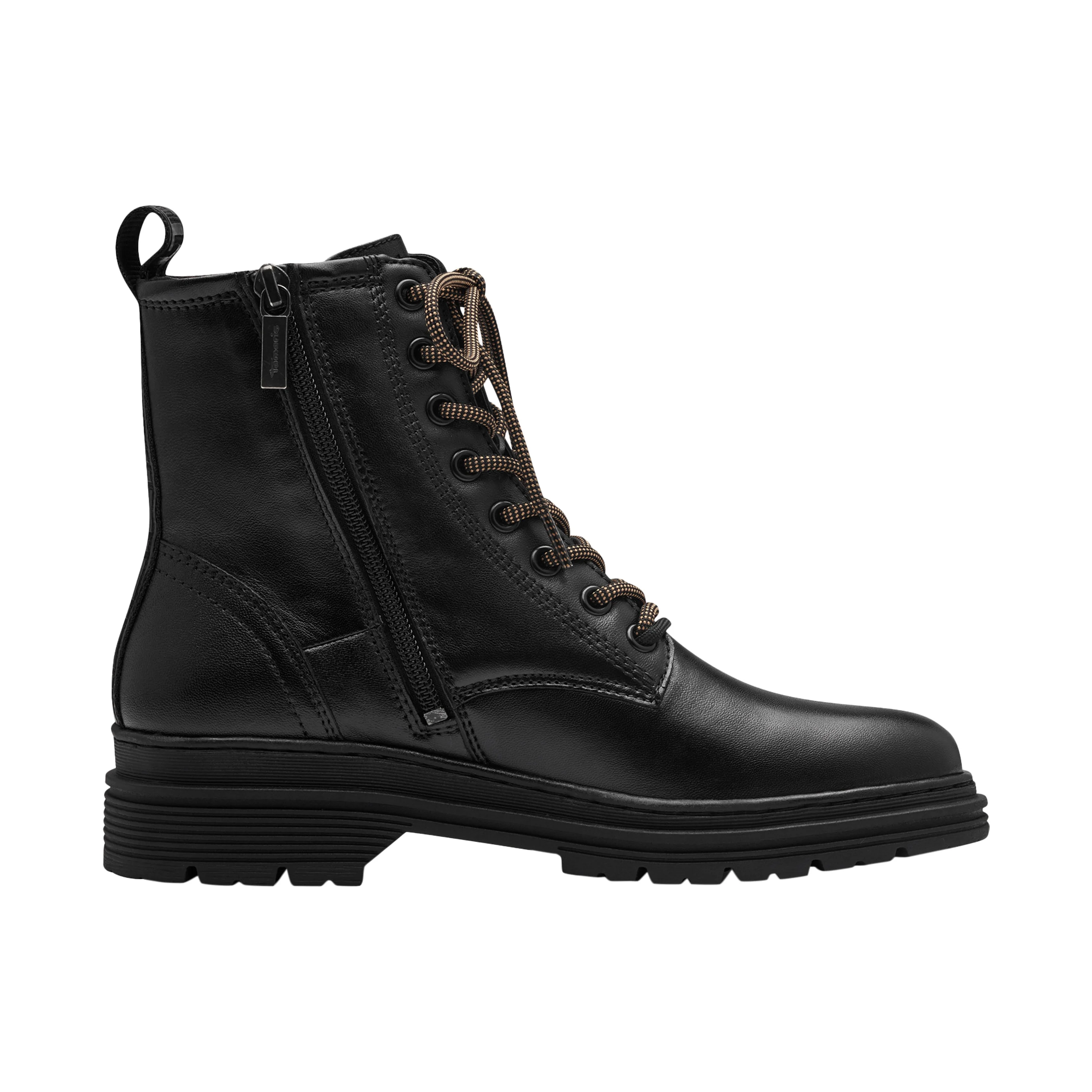 Bottine cuir * | Noir