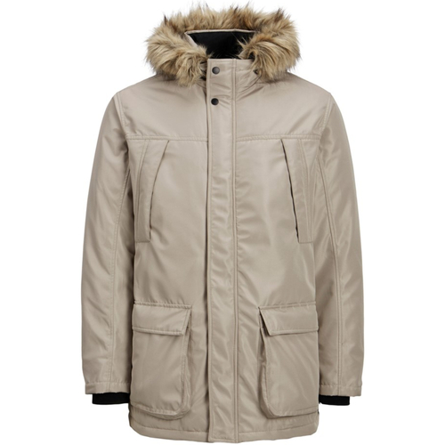Jack & Jones - 12217272 JWHGREAT PADDED PARKA CROCKERY Beige