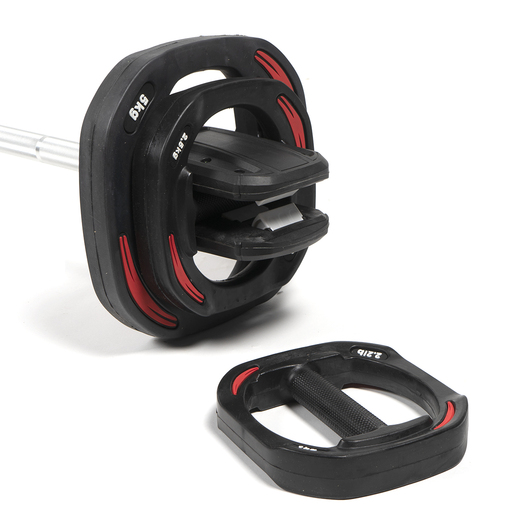 Discos de bomba Gladiatorfit revestidos de borracha (conjunto de 2)