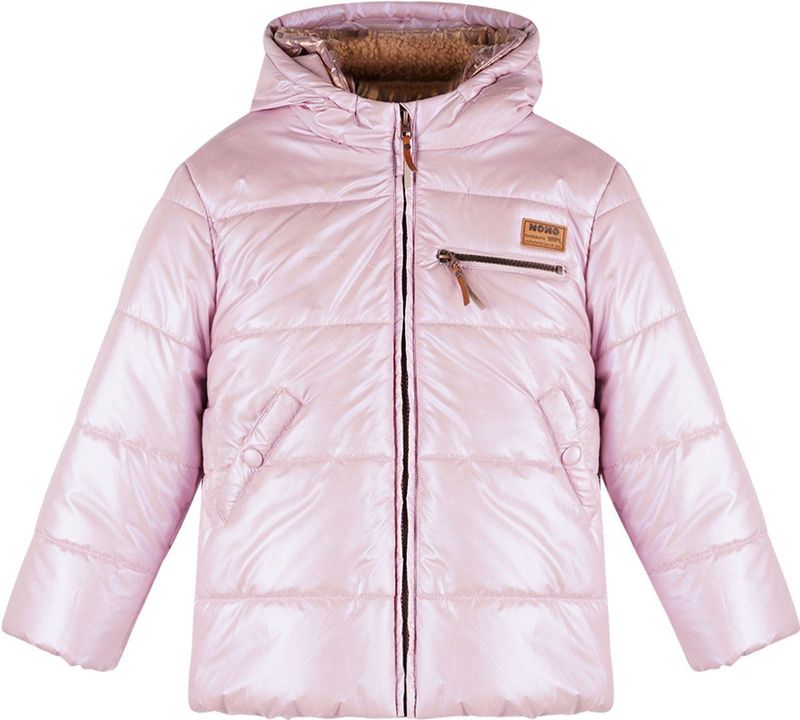 NONO - Bubble Double Hooded - Winterjas - Roze - Halflang