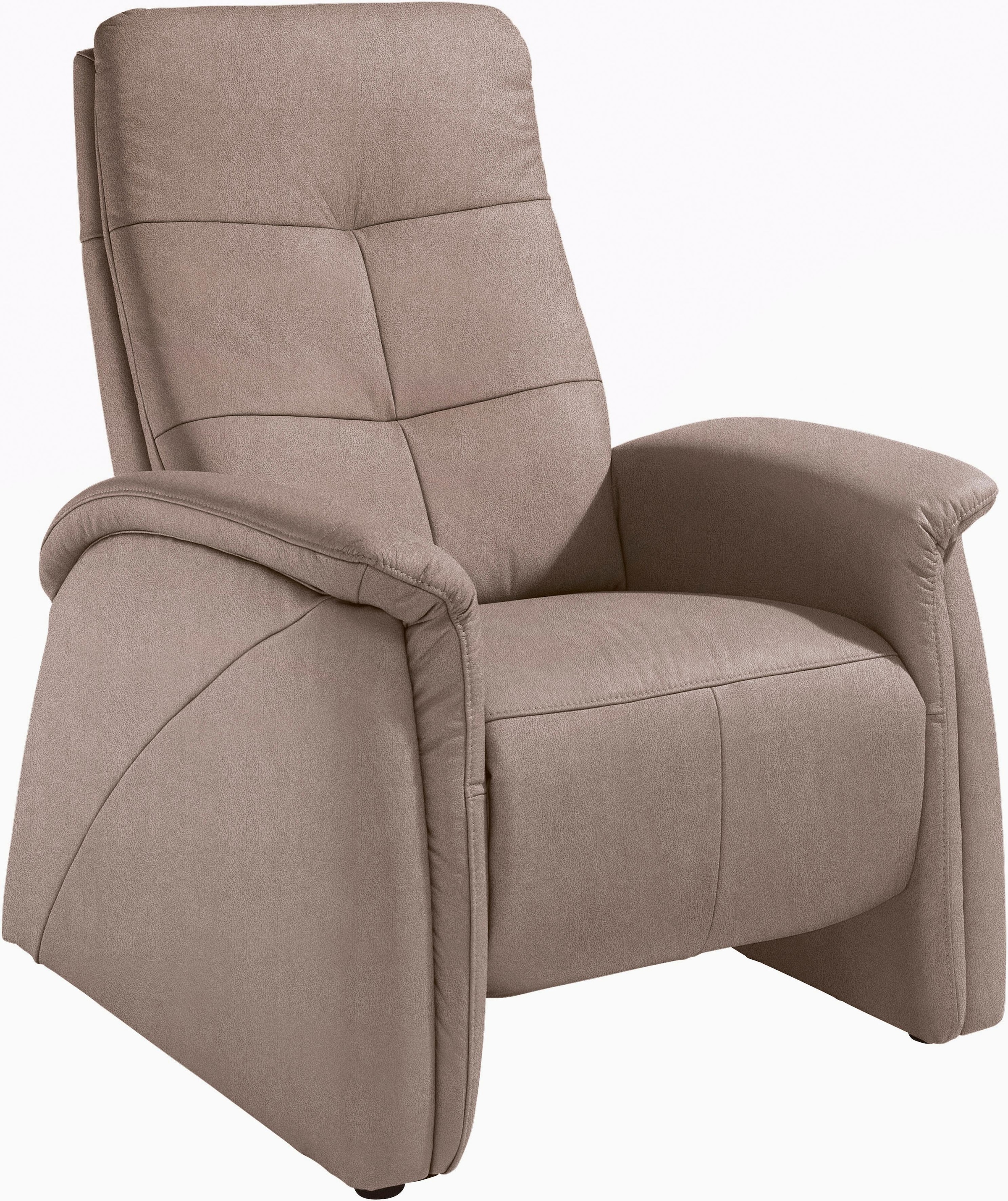 exxpo - sofa fashion Sessel »Tivoli, Hochlehnsessel, Relaxsessel, Kinosessel, bequem« mit Relaxfunktion, schmale Armlehnen