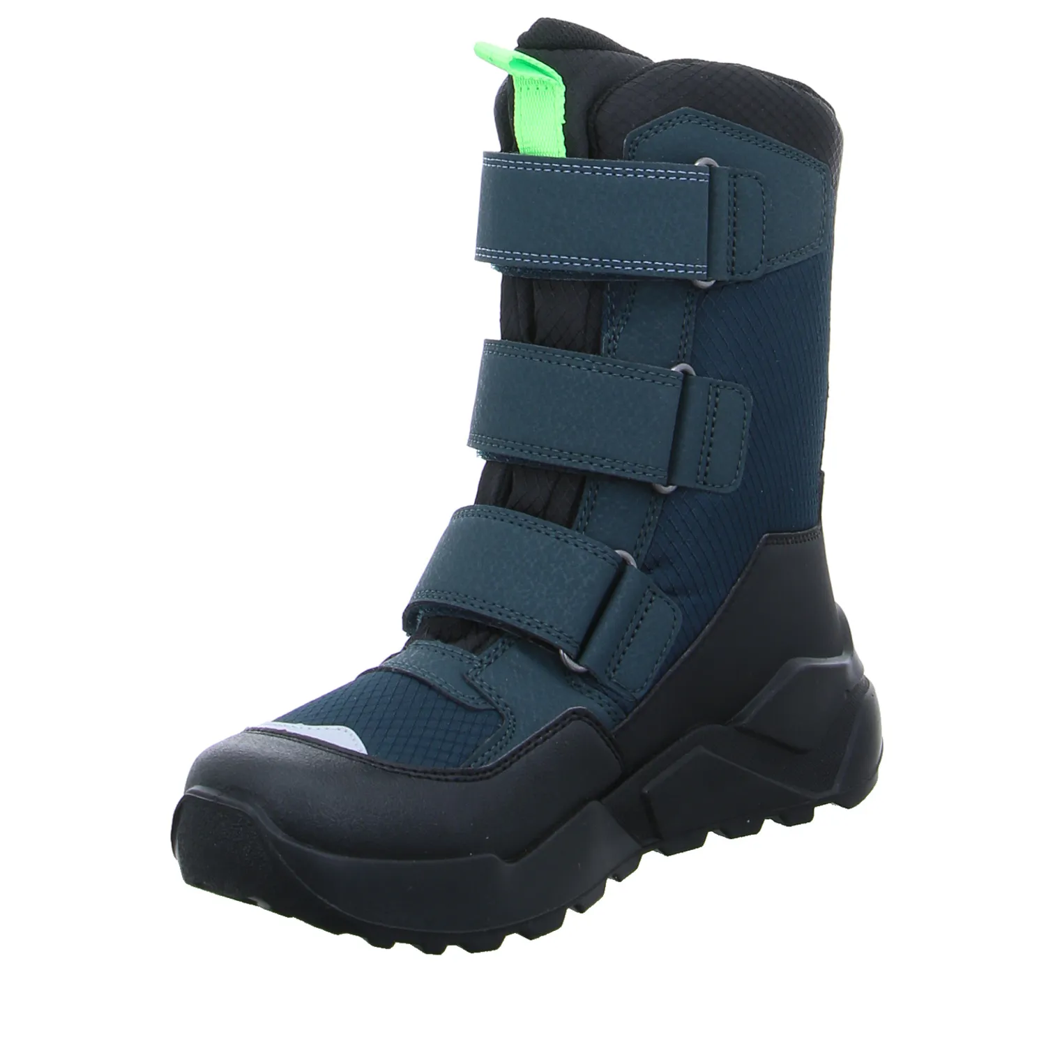 SUPERFIT Jungen- Snowboot Membran Petrol Textil  Winterstiefel