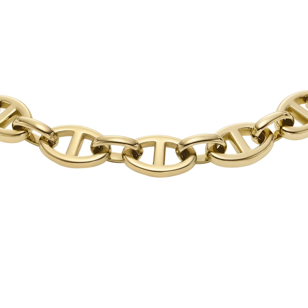 Fossil Armband Heritage D-Link Gold