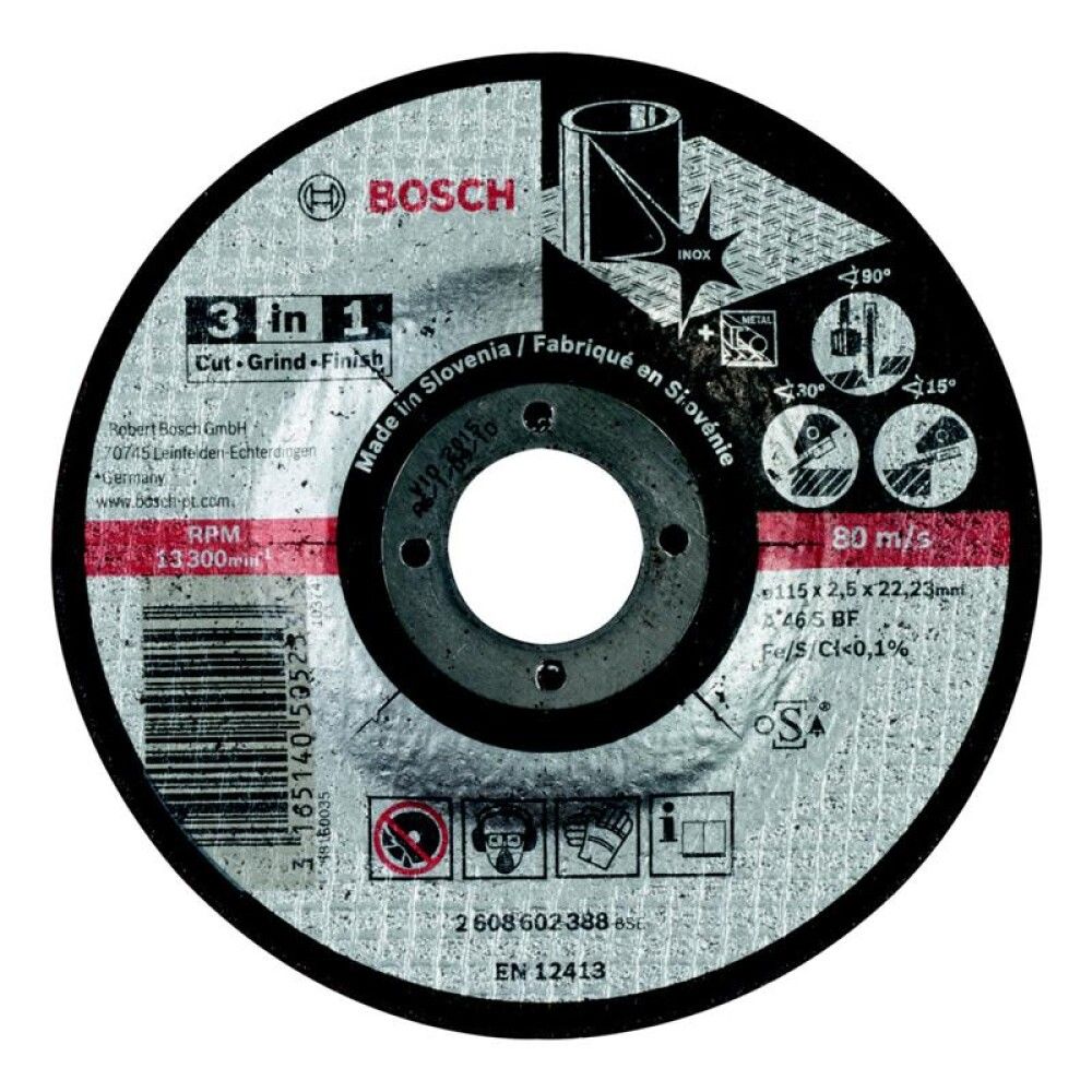 KAPPSKIVE BOSCH 115X2,5MM