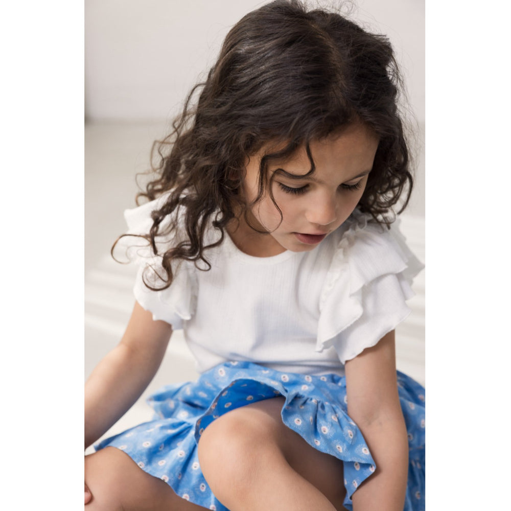 Køb MarMar Modal Pointelle Gentle White Tavora Flæse T-shirt