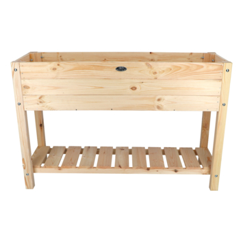 Verhoogde kweekbak licht 118,2x40,3x78 cm