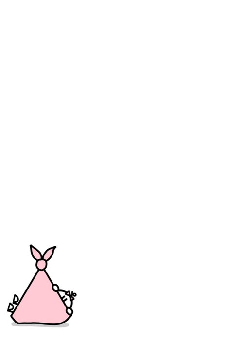 YH Tekent | Geboortekaart | ooievaar | roze