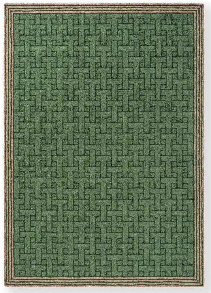 Buitenkleed TB T Monogram Jade Green 455807 Outdoor  | Brink & Campman