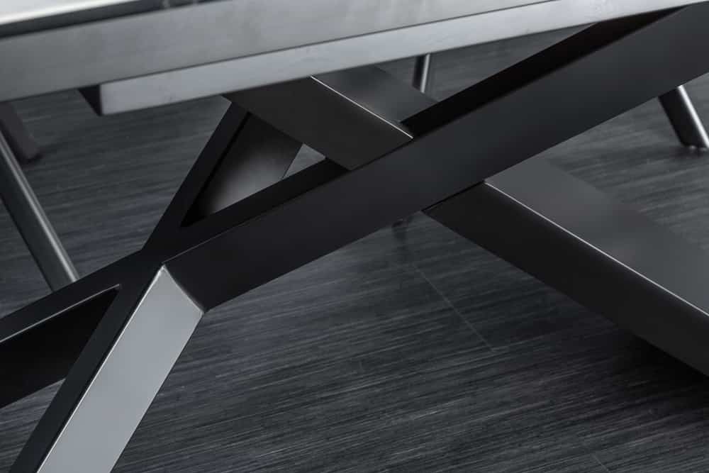 Ausziehbarer Esstisch EUPHORIA 180-220-260cm Marmor weiß Keramik made in Italy