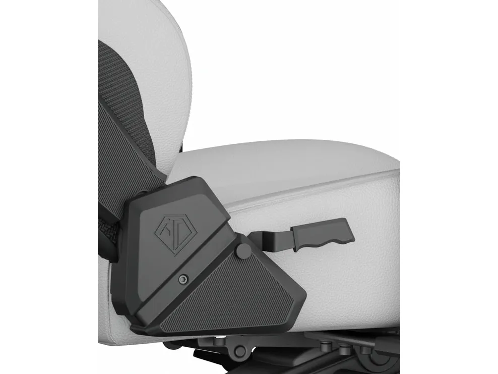Anda Seat Kaiser 3 XL hvid drejelig gamingstol i læder