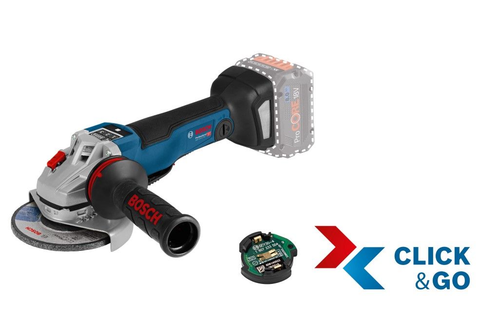 Bosch GWS 18V-10 PSC (DM/HM) Accu haakse haakse slijper (in L-Boxx) - 06019G3F0B