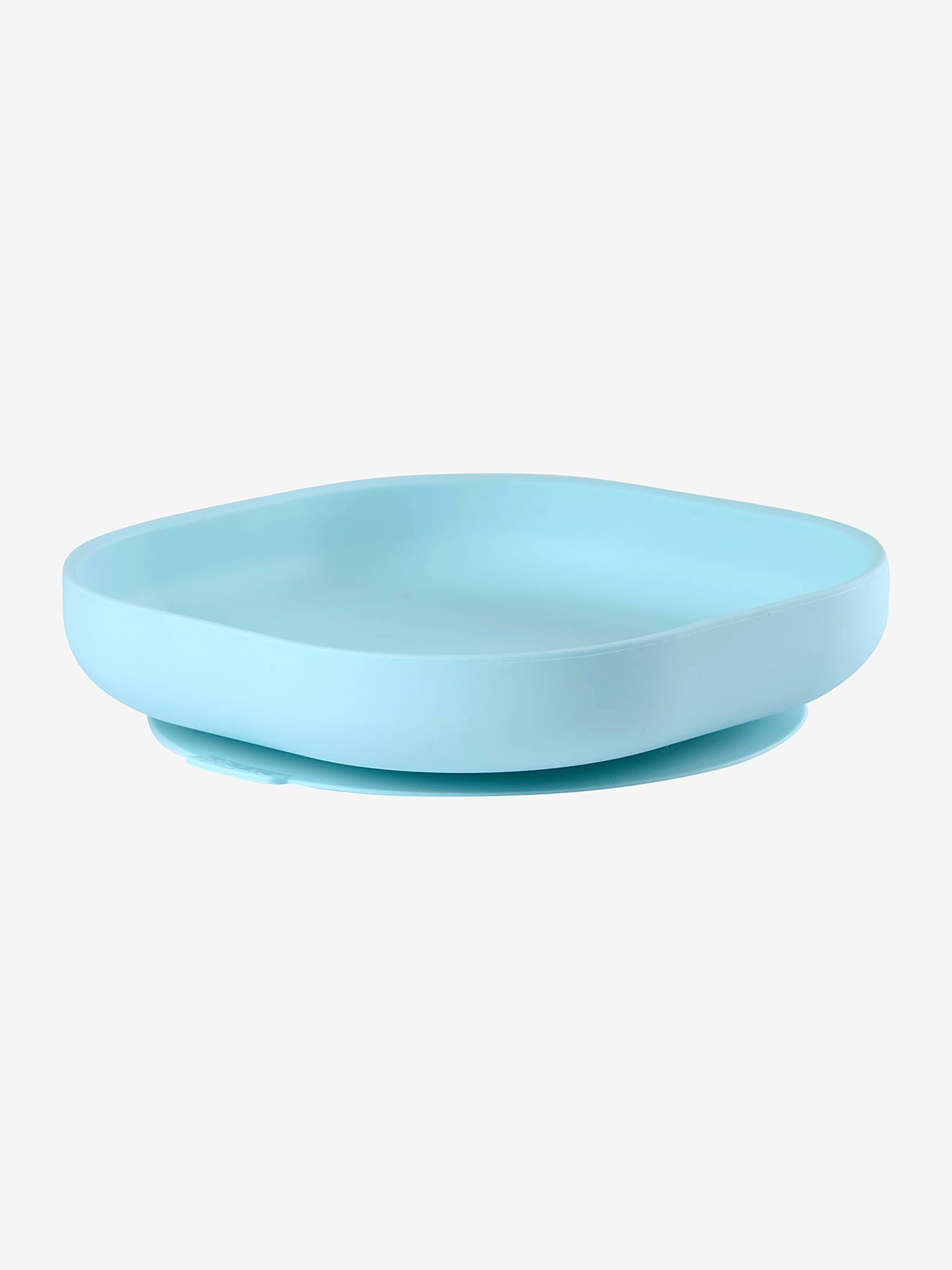 Prato de silicone BEABA com ventosa, rosa claro liso