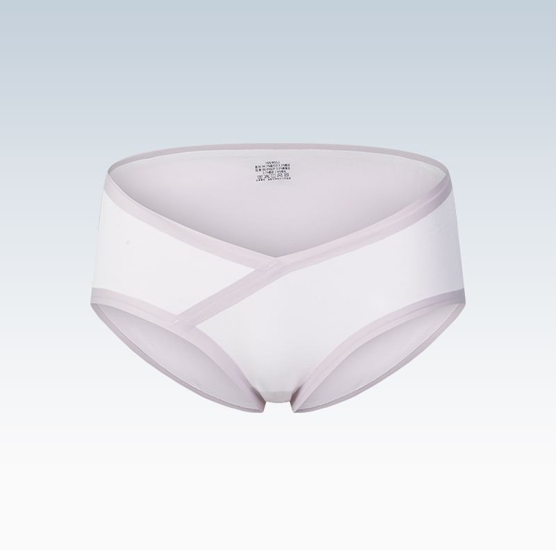POKU - Zwangerschapsslip met lage taille en contrasterende rand
