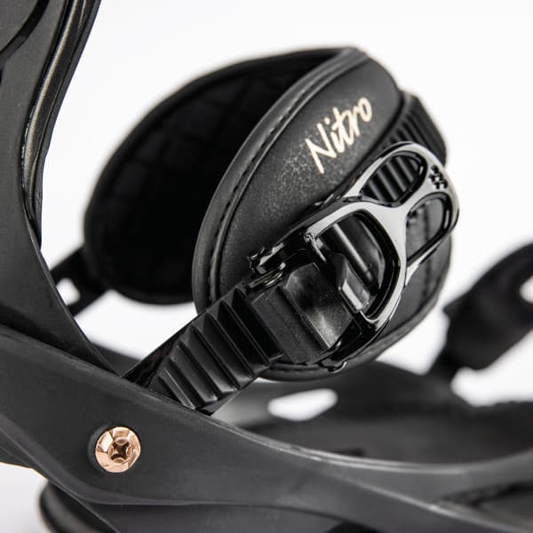 Fixation snowboard NITRO RYTHM BLACK BRONZE