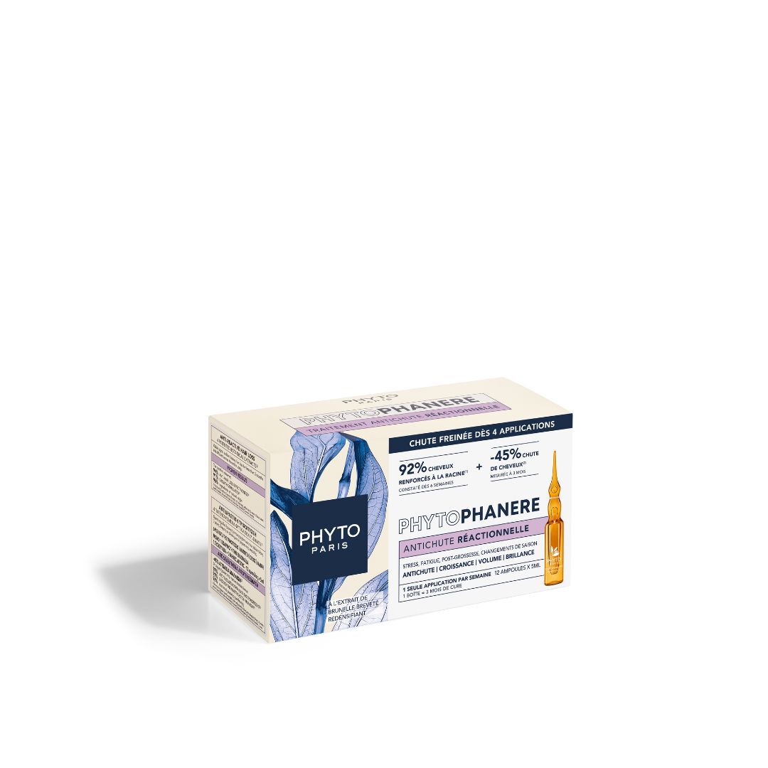 Phyto Paris PHYTO PHYTOPHANERE Ampolas Queda de Cabelo Reacional 12x5ml - 1un