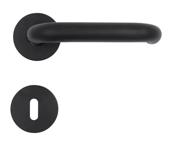 Home>it® dørgreb med U-greb 19 mm. mattsort
