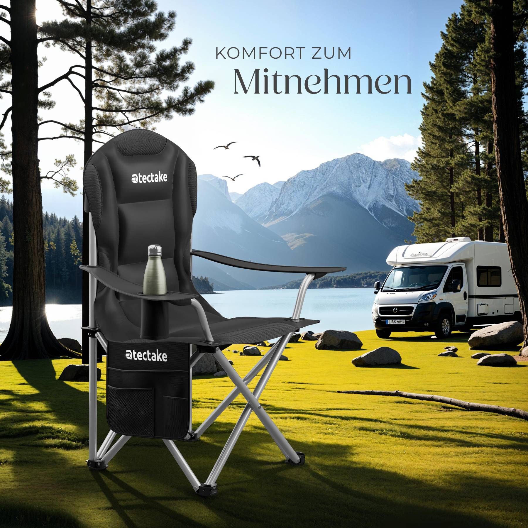 Gepolsterter Campingstuhl MTX
