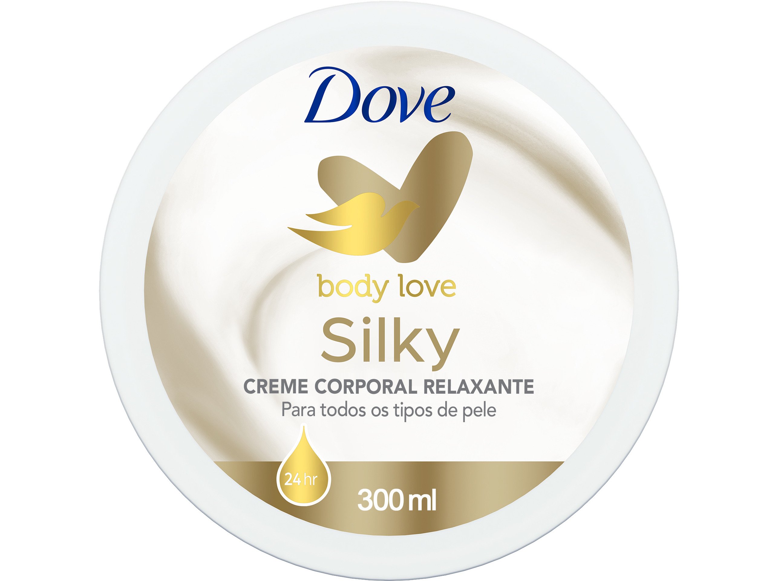 CREME DOVE CORPO SILKY 300ML