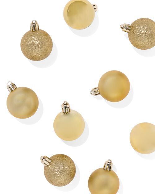 9 boules de Noël Ø3.5cm plastique