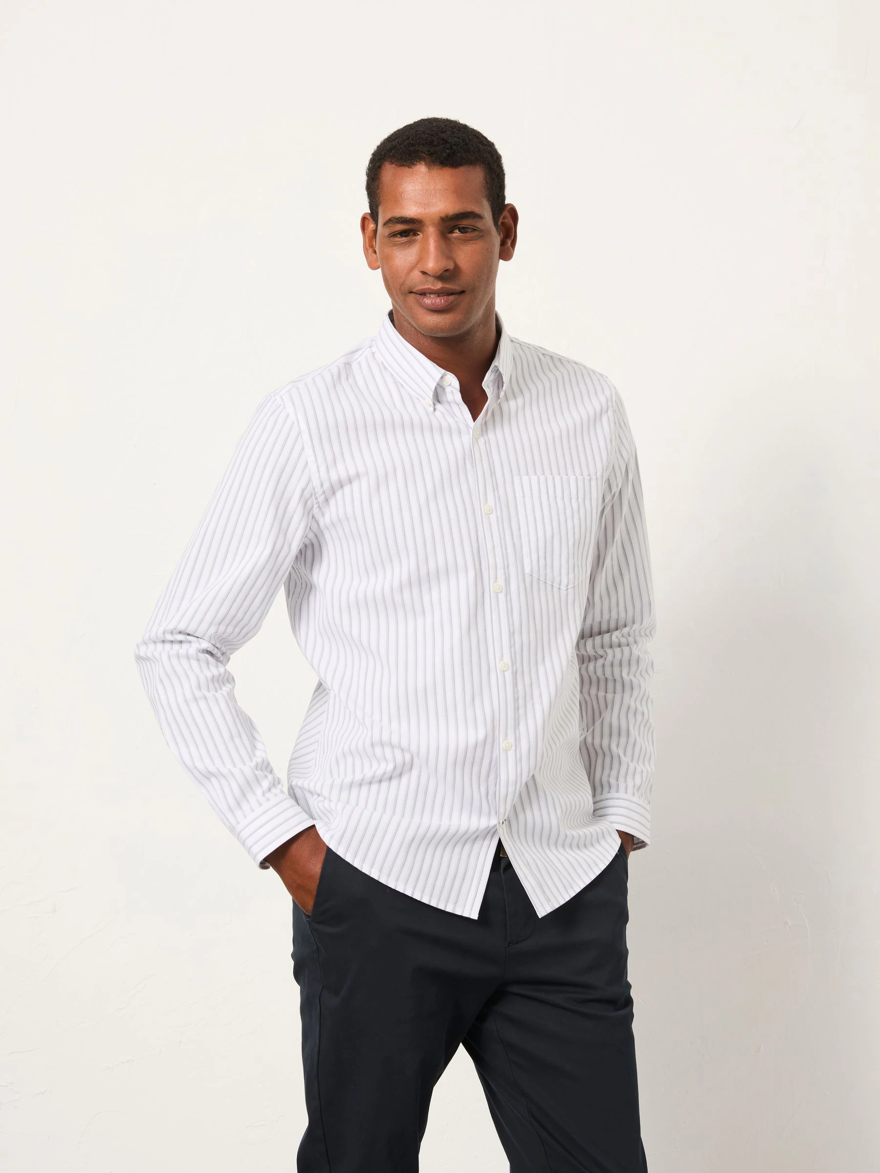 FatFace Long Sleeve Stripe Shirt