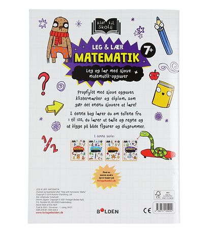 Forlaget Bolden Aktivitätsbuch - Leg og Lær: Matematik - Dänisch