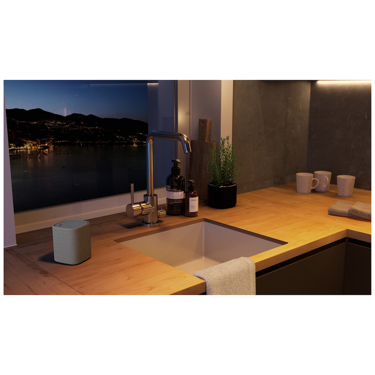 Yamaha True X trådløs høyttaler (lysegrå)