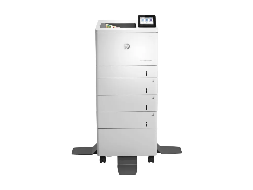 HP Color LaserJet Enterprise M555x - Printer - farve - Duplex - laser - A4/Legal - 1200 x 1200 dpi - op til 38 spm (mono) / op til 38 spm (farve) - kapacitet: 650 ark - USB 2.0, Gigabit LAN, Wi-Fi(n), USB 2.0 vært