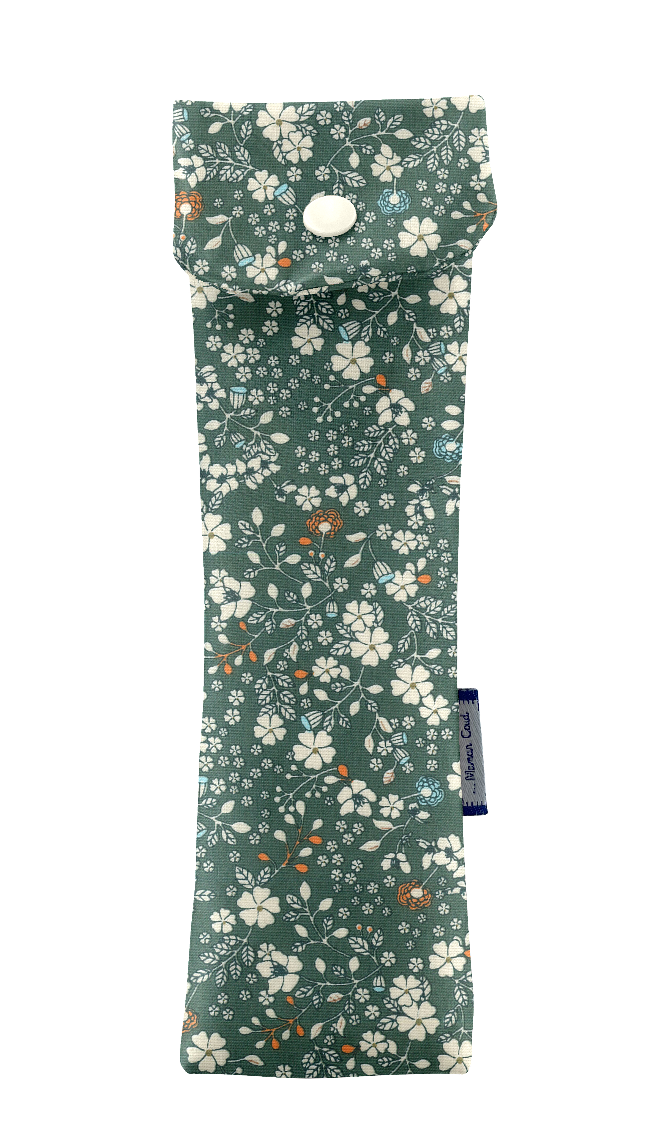 Pochette Brosse À Dents Fleuri Kaki