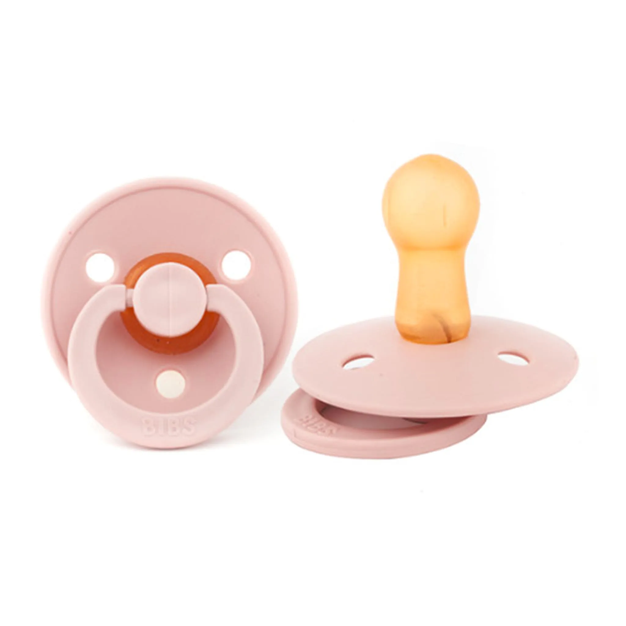 Bibs Suce Bibs 6-18mois Paquet de 2 - Rose Pâle (Grandeur 2)