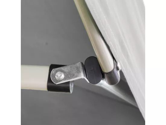Gazebo pliable pliable 3 X 6 Blanc recouvert de PVC imperméable