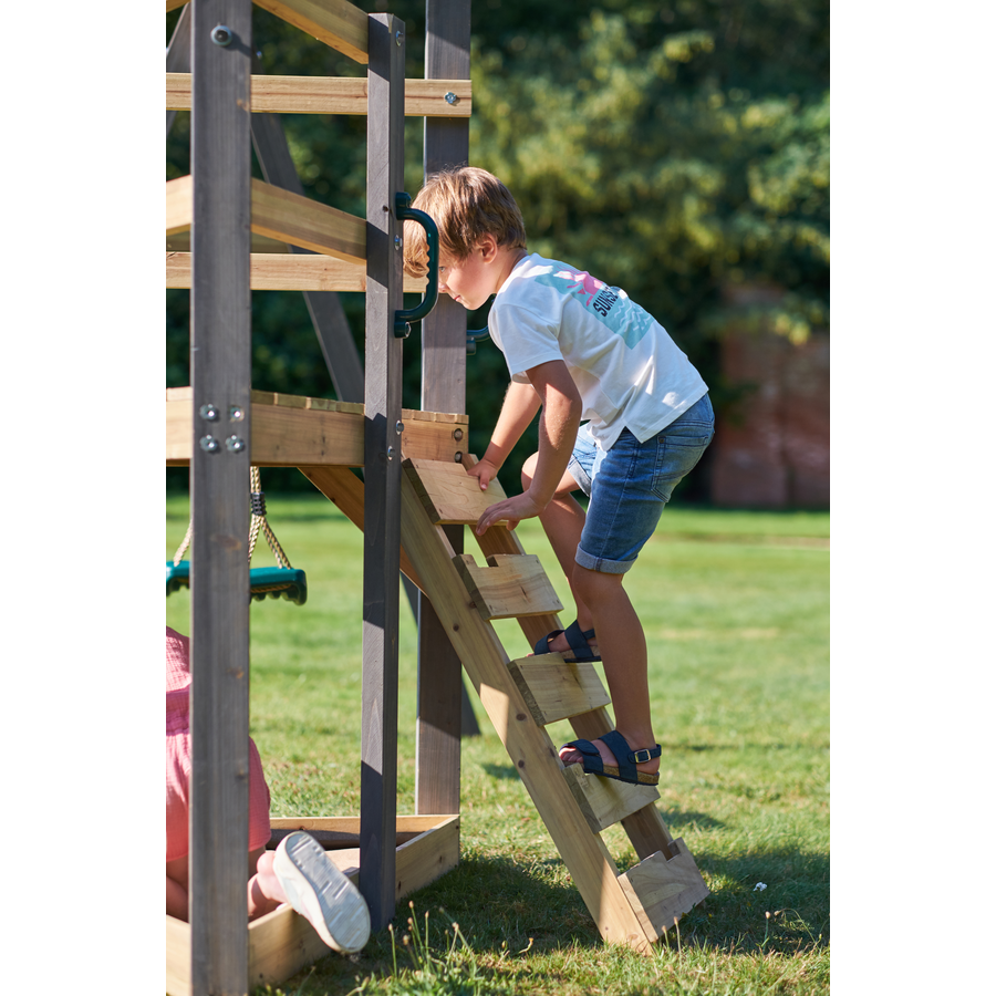 plum® Spielgerüst Barbary mit Doppelschaukel