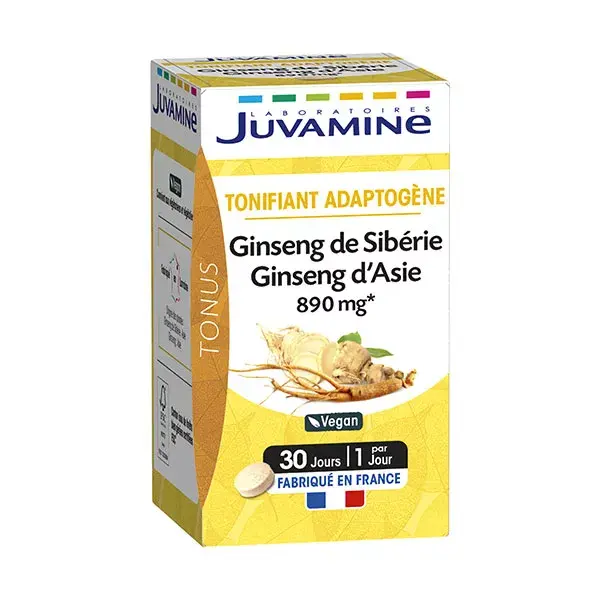 Juvamine Ginseng Max, Vitalidade, 30 comprimidos