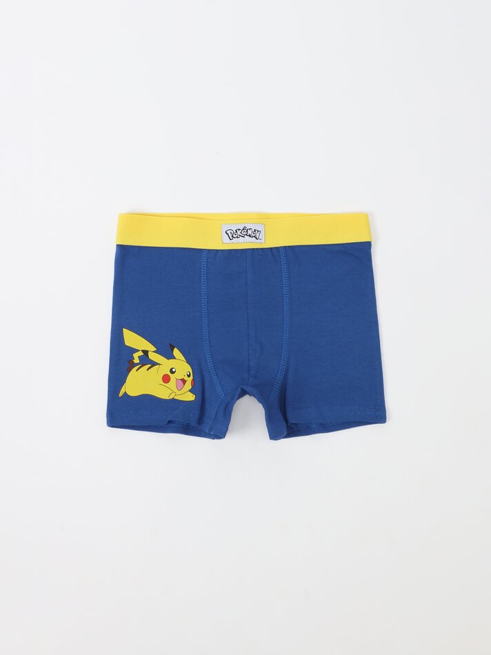 Pacote com 3 cuecas estampadas Pokémon™ - Cores Variadas