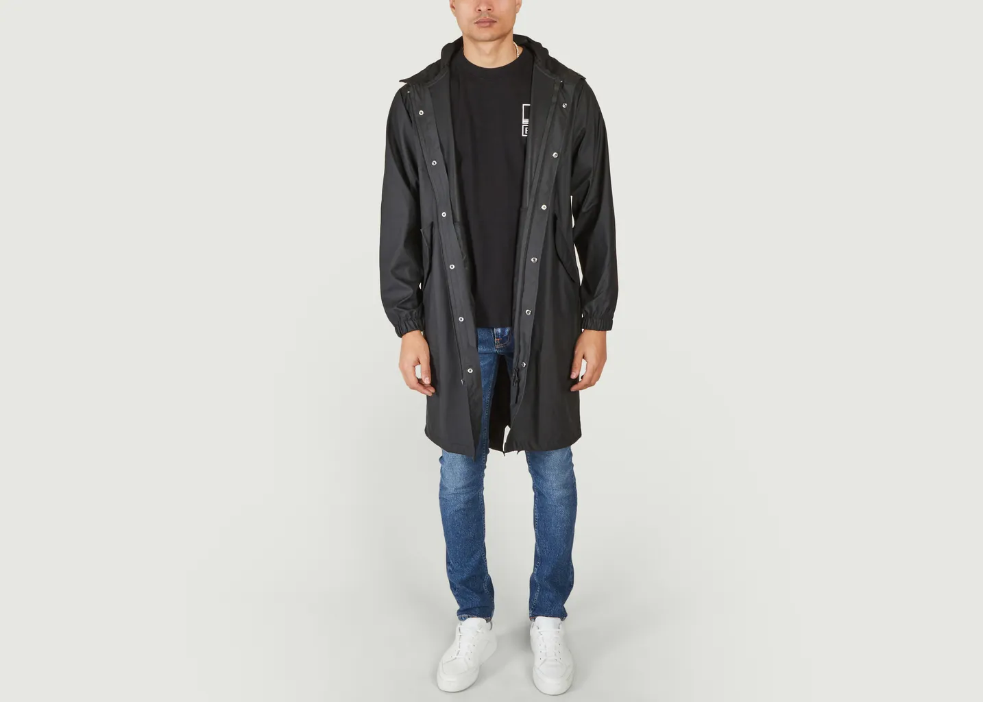 Parka légère à capuche Fishtail Rains
