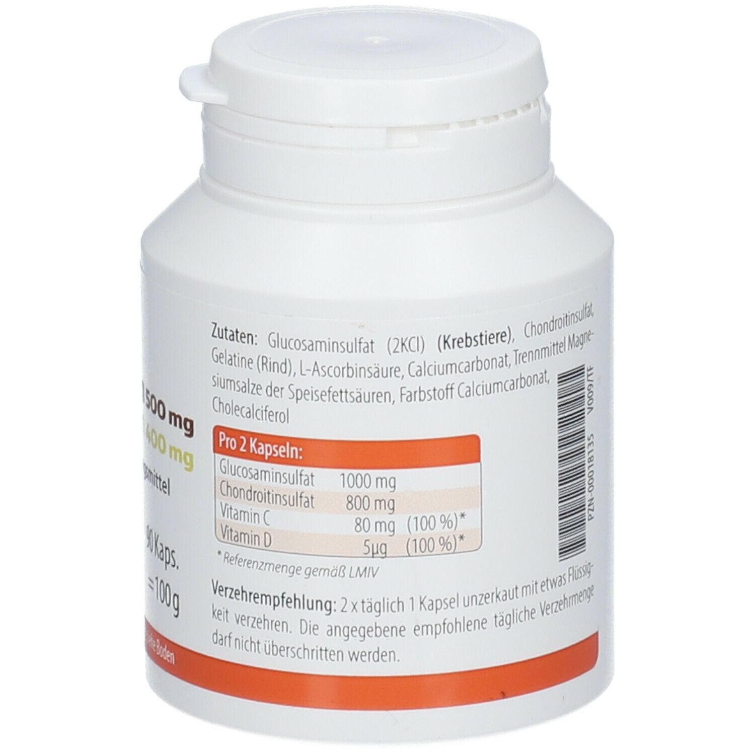 Glucosamin 500 mg + Chondroitin 400 mg Kapseln