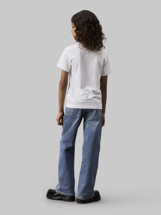 Calvin Klein HR WIDE LEG AUTH BLUE DENIM 1a4