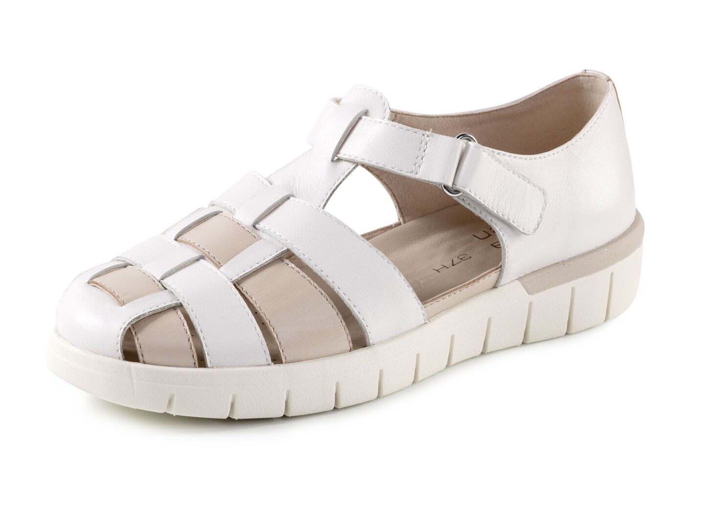 ELENA EDEN, sommerliche Damen-Slipper, Weite H, mit herausnehmbarem Fussbett