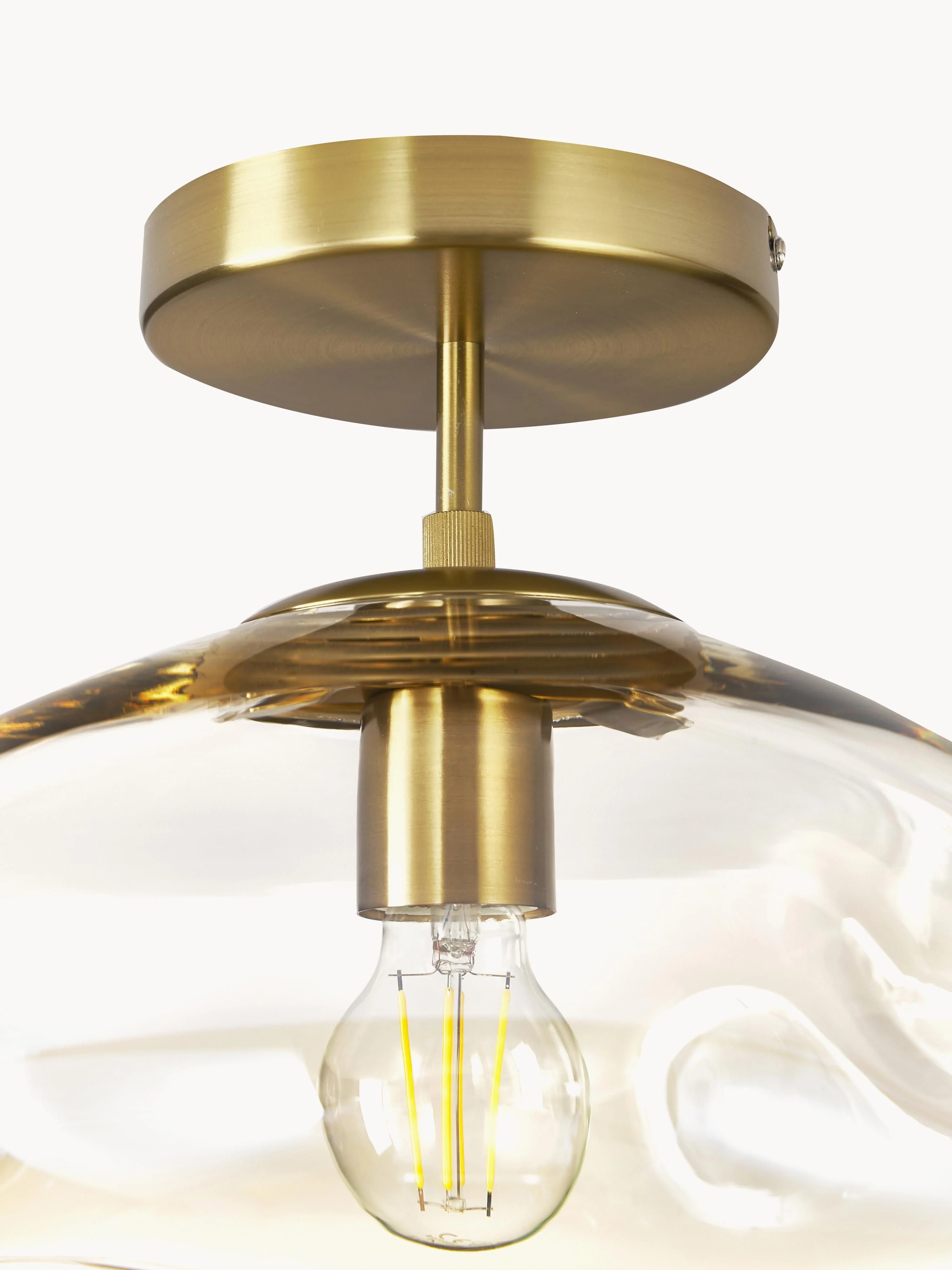 Plafondlamp Amora van glas