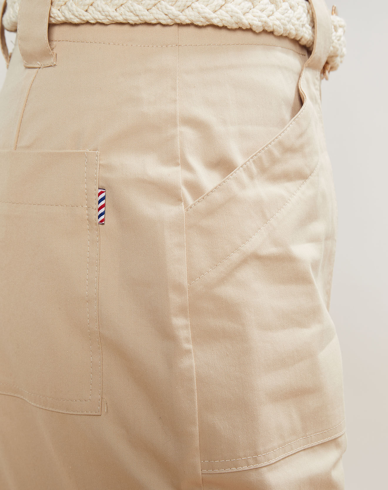 La Petite Francaise Pantalon droit Patrice beige