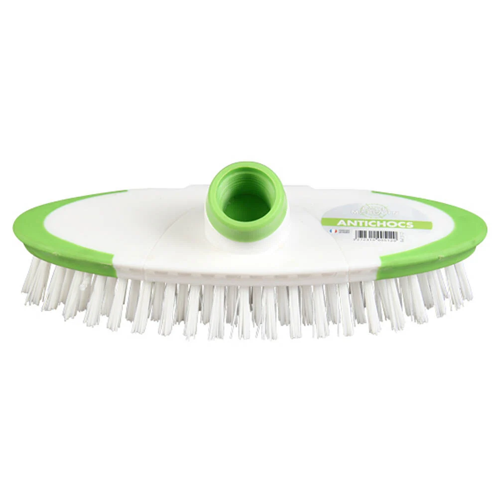 Tête de balai brosse bord antichoc vert et blanc