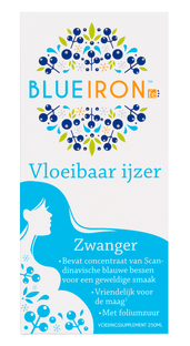Blue Iron Vloeibaar IJzer Zwanger 250ML