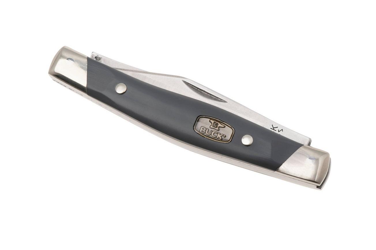 Buck Cadet 0303GYS2 Satin 420HC, Gray Synthetic Nickel Silver, zakmes